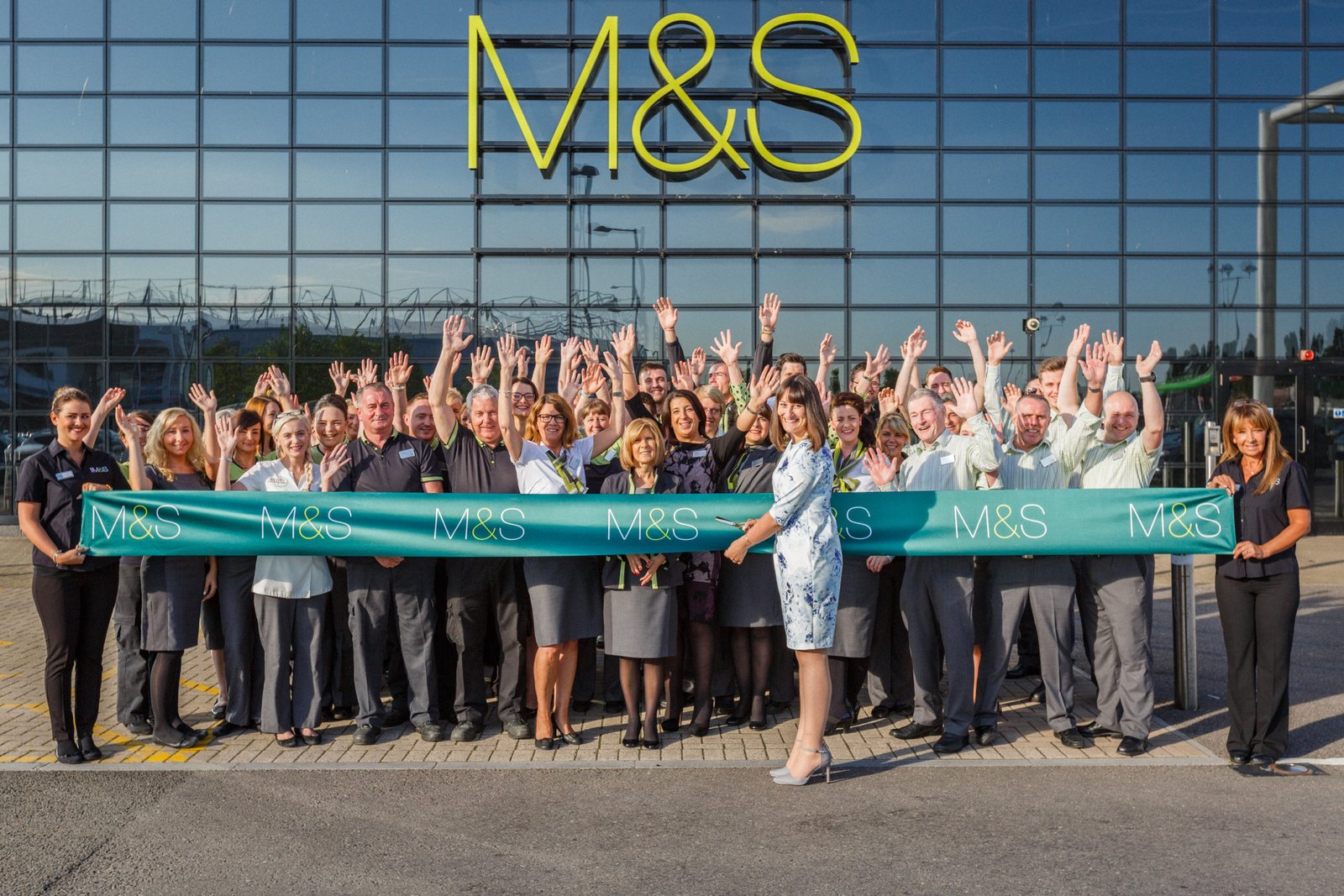 M&S Cardiff Capital revamp ribbon cut