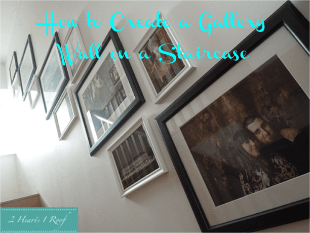 Interior Design // How to Create a Picture Wall on a Staircase