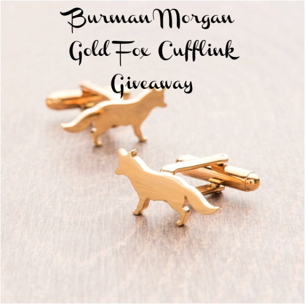 Burman Morgan Gold Fox Cufflink Giveaway