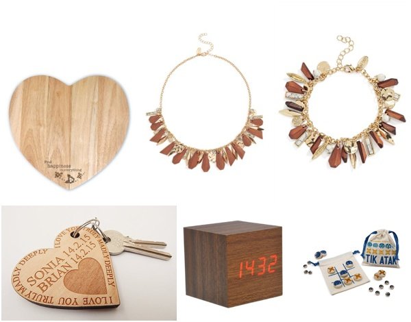 5th wedding anniversary gift ideas - Wooden gifts