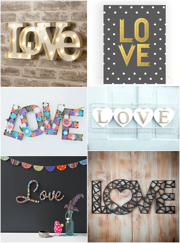 Love for your home - love sign