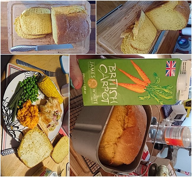 carrot juice bread recipe