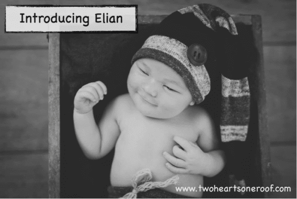 Our little bean finally arrived – Introducing Elian