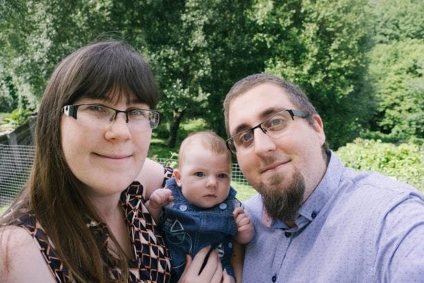 Family photo - Elian 2 months old