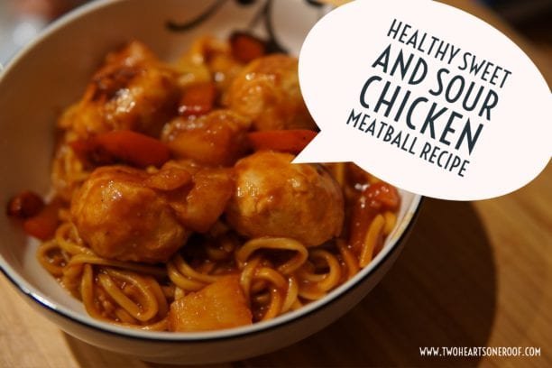 Healthy Sweet and Sour Chicken Meatball Recipe