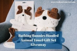 12 Days of Christmas Giveaway &ndash; Day 5 Bathing Bunnies Hoody Animal Towel