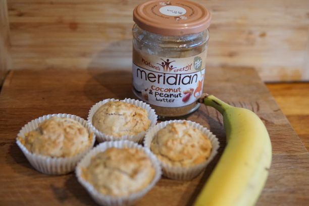 Baby Led Weaning Breakfast Ideas – Banana and Peanut Butter Muffin Recipe