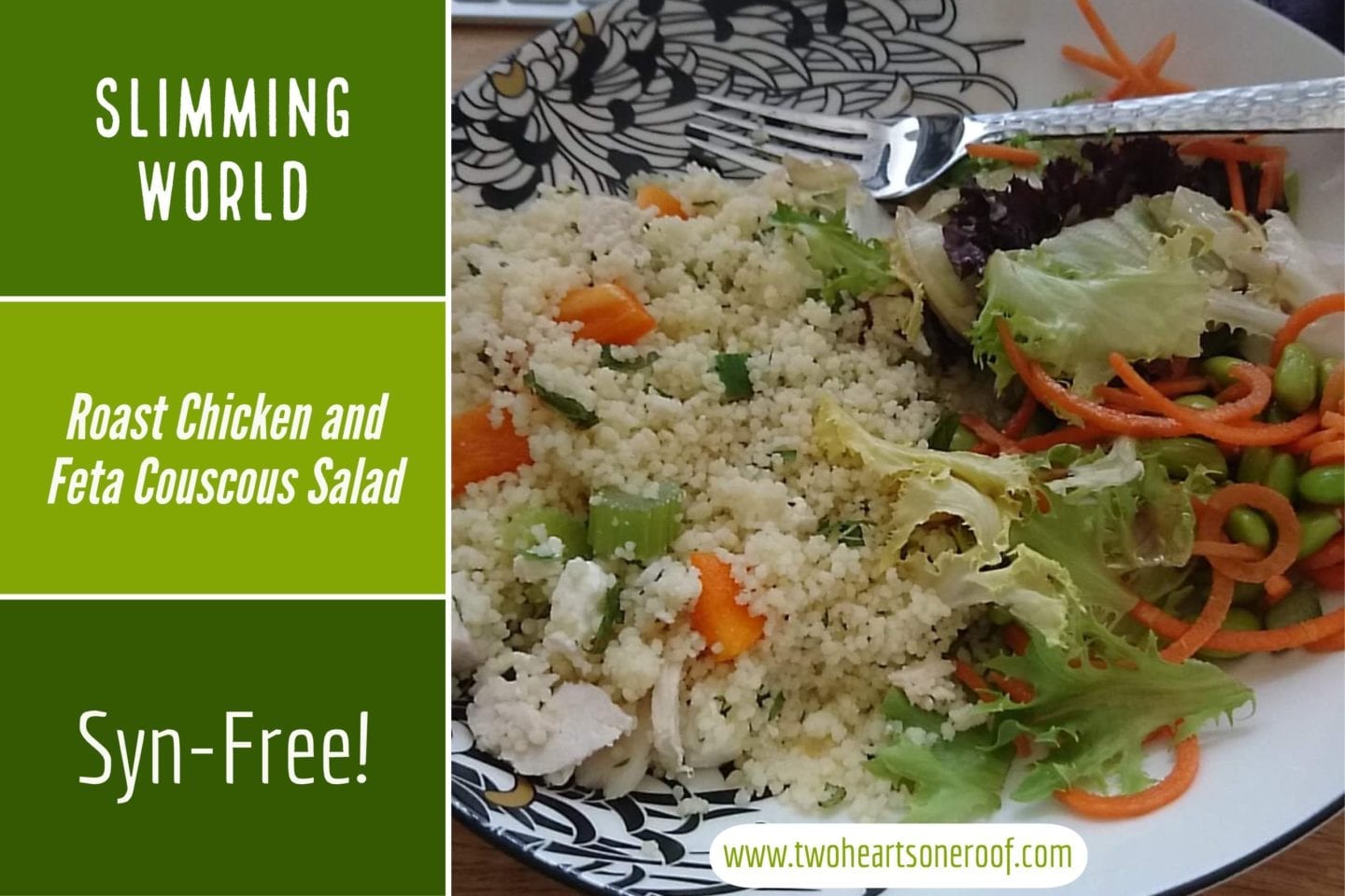Slimming World Feta and Roast Chicken Couscous Salad