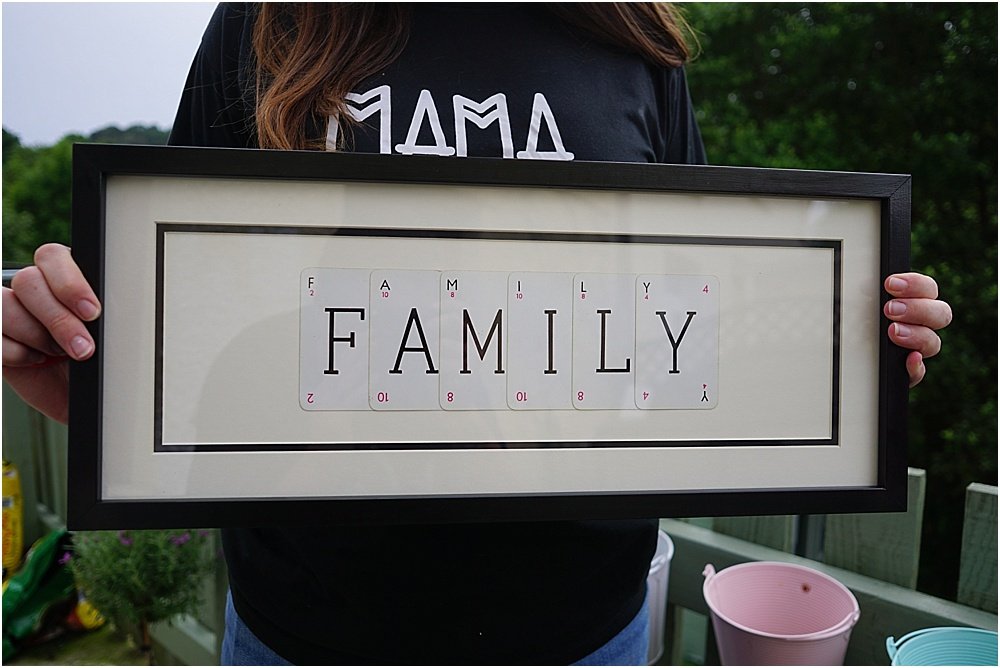 Vintage Playing Card Frame - Fathers Day Gifts ideas