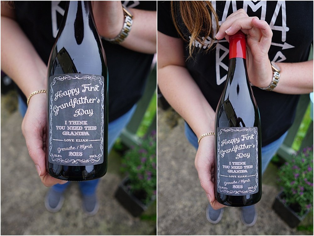 Personalised Wine Bottle - Fathers Day Gift Ideas