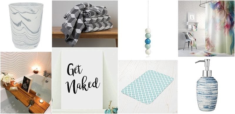 Bathroom makeover accessories