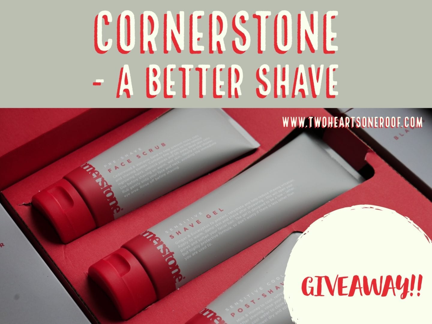 Cornerstone – A Better Shave (Plus A Giveaway)