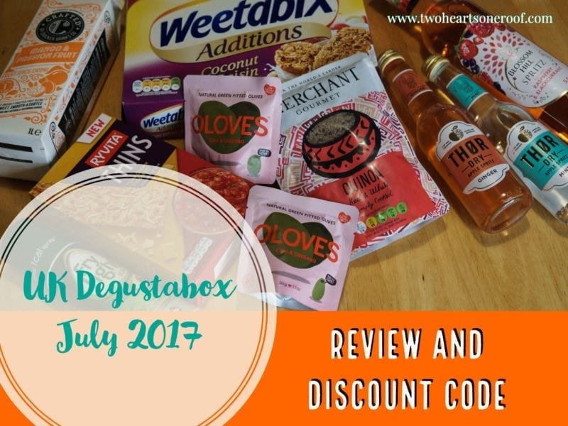 UK Degustabox July 2017 – Review and Discount Code