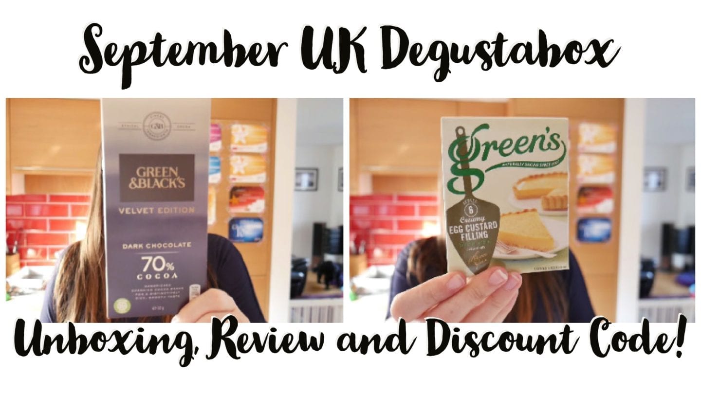 UK Degusatbox September 2017 – Unboxing, Review and Discount Code