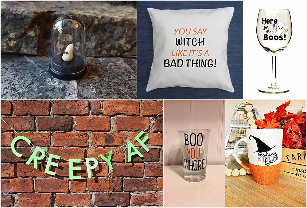 Funny Halloween Clothing and Household Items