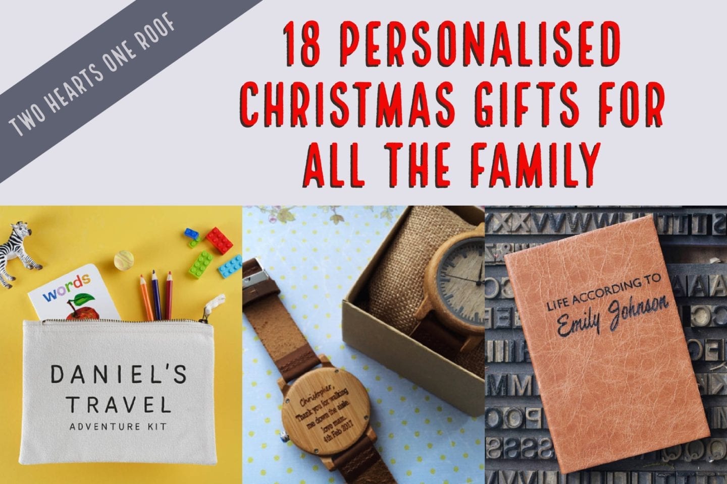 18 Personalised Christmas Gifts For All The Family