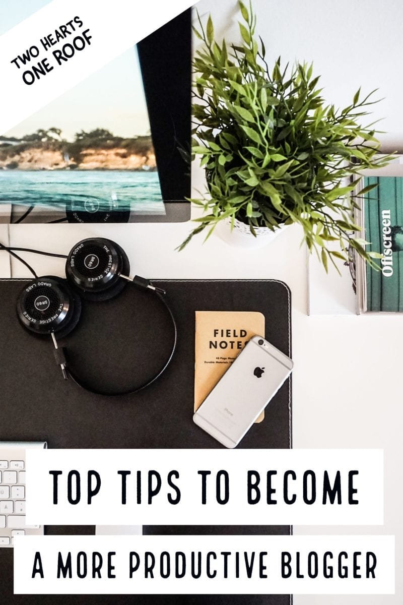 Top Tips To Become A More Productive Blogger - Plus Great Blogger Christmas Gift Ideas