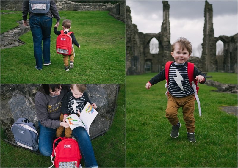 DUC Bags - Ethical bag company helping children in Vietnam - Outfit photos of a child with backpack