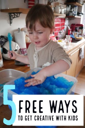 Free Ways to get Creative with Kids