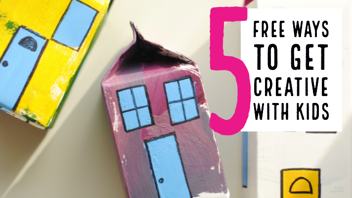 Parenting // 5 Free Ways to get Creative with Kids