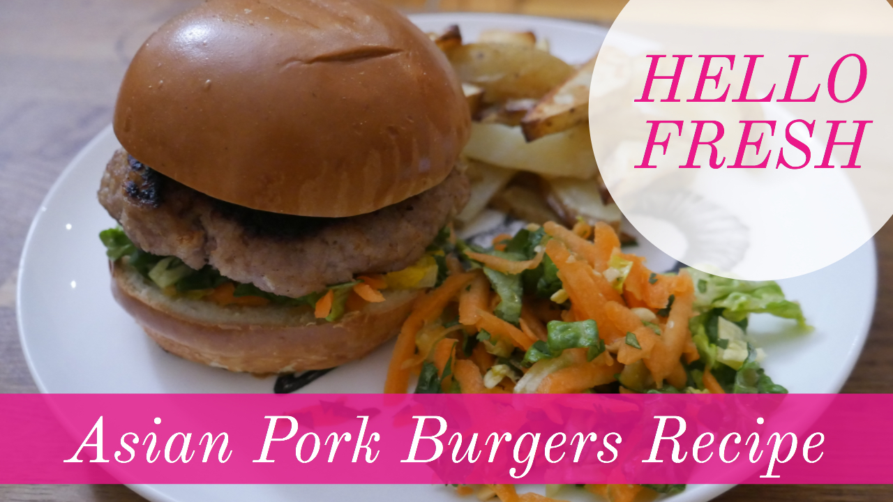 Recipe // Hello Fresh Asian Pork Burger Recipe - Two Hearts One Roof