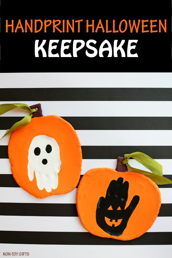 Salt Dough halloween handprint craft