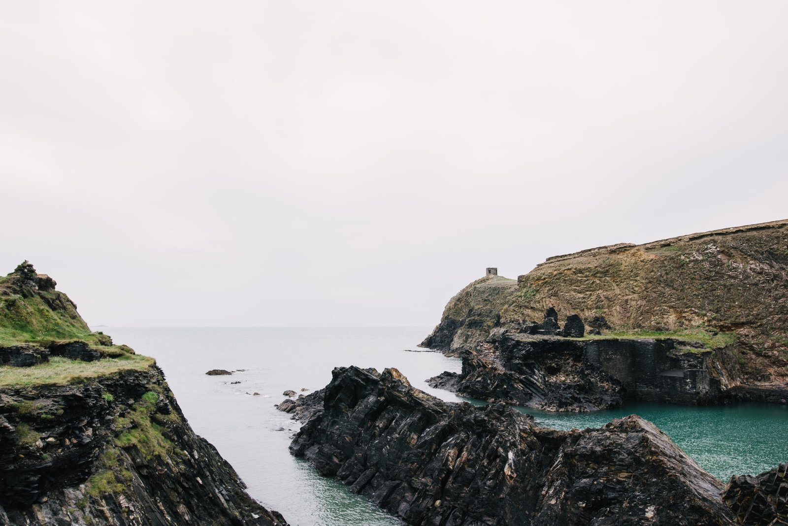 Places to visit in west Wales - the blue lagoon 