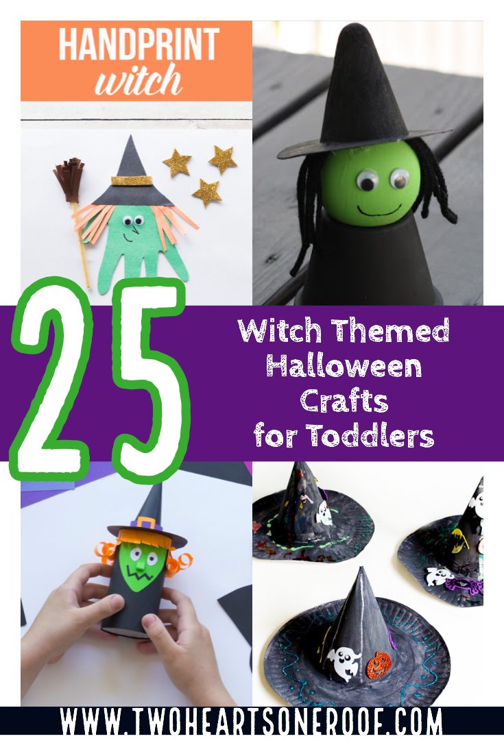 Halloween witch crafts for toddlers and kids