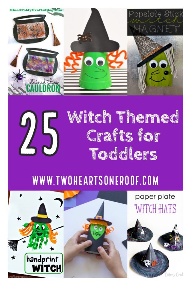 witch themed halloween crafts for kids 
