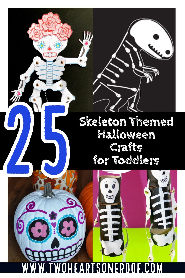 Halloween Skeleton Crafts for toddlers