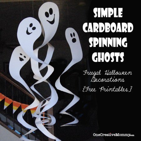Simple Cardboard spinning ghost craft