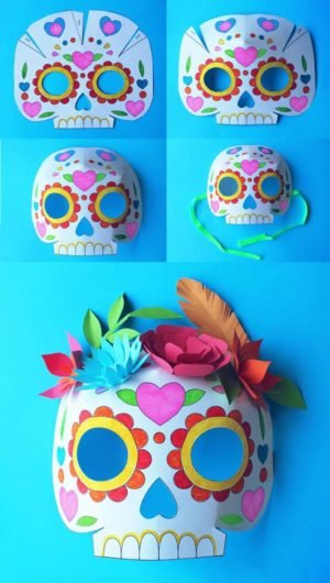 Kids Crafts // 25 Skeleton Themed Halloween Crafts for Toddlers