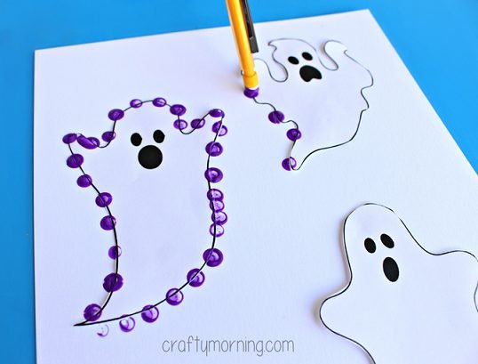 Pencil eraser stamp ghost