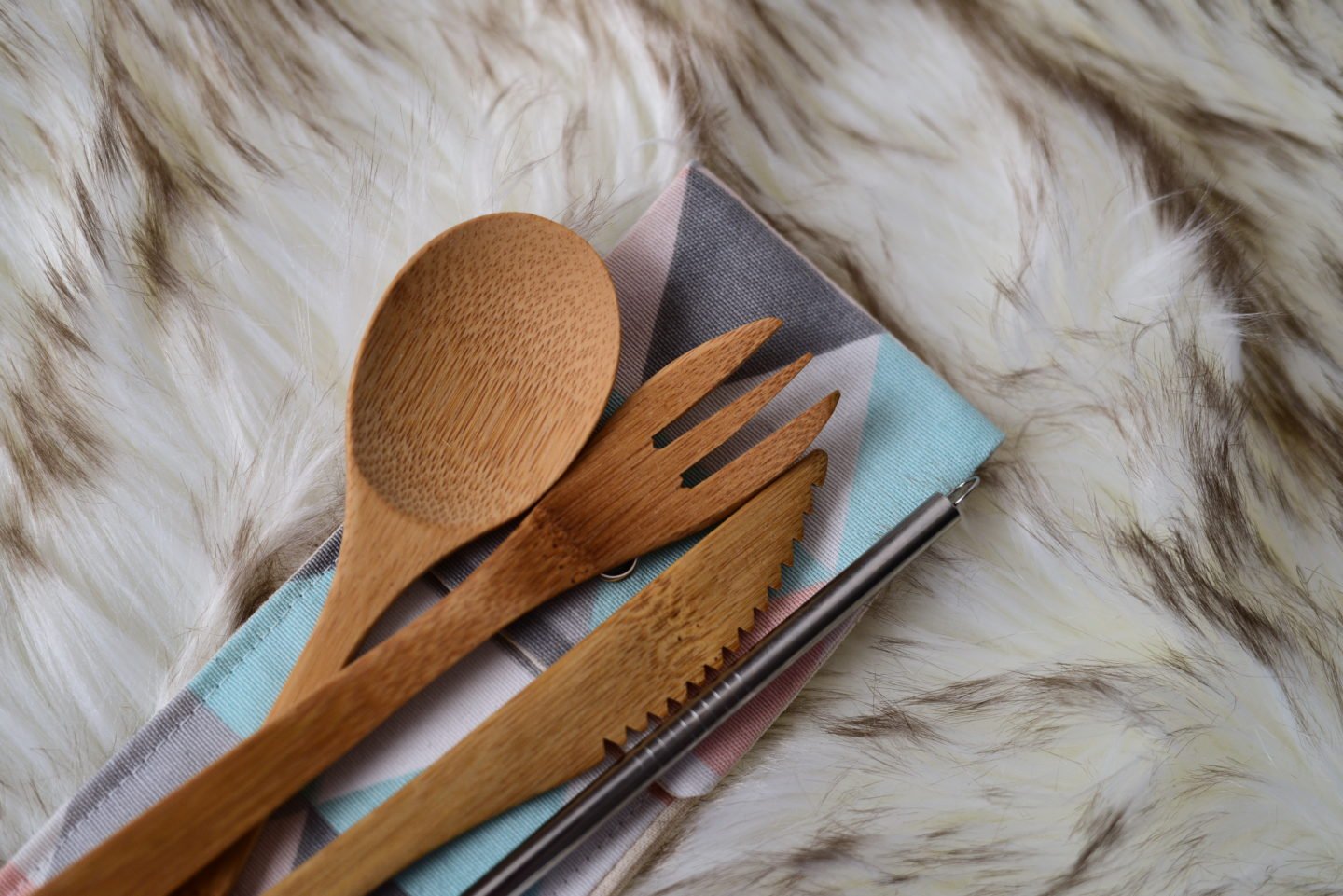 Zero Waste Reusable Bamboo Cutlery Set