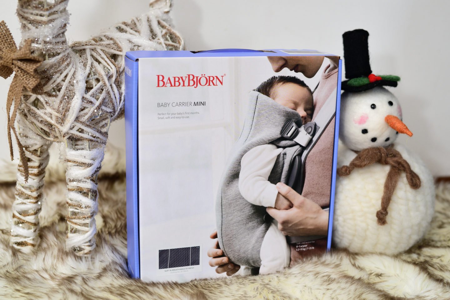 Christmas Gifts for New Mums - Baby Bjorn Mini Carrier