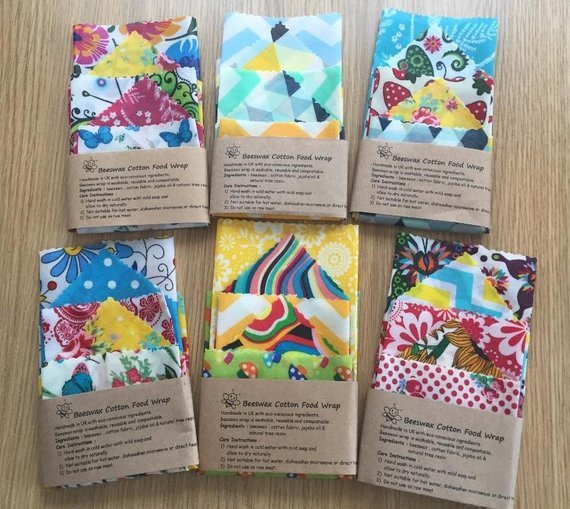 Zero Wast Gift ideas - beeswax wraps