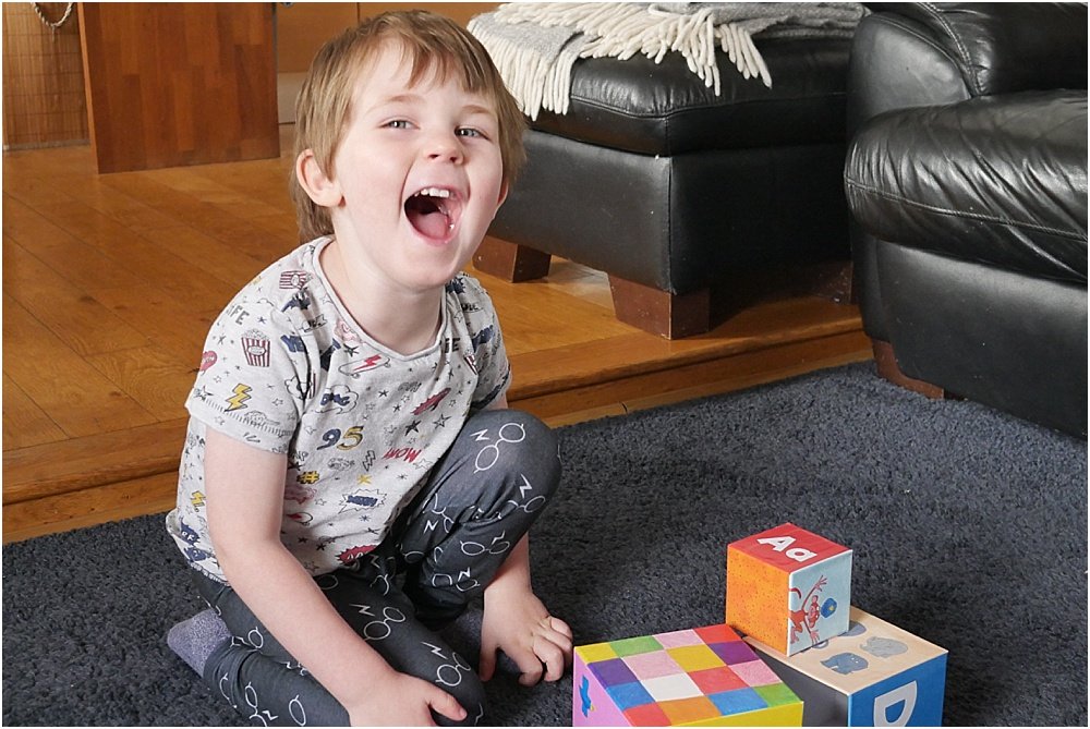 Elmer the elephant toys stacking blocks