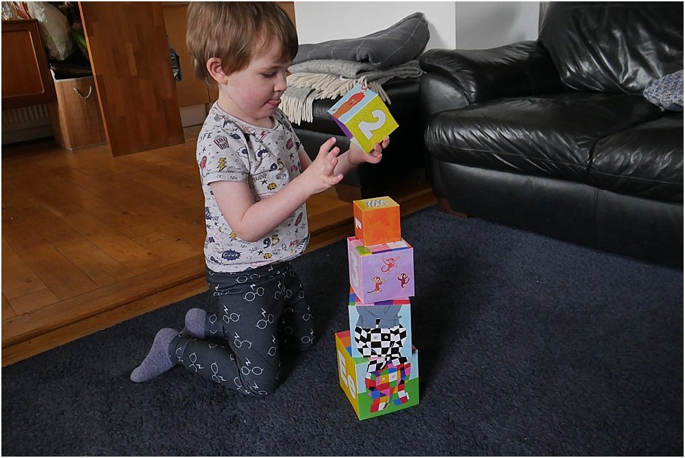 Elmer the elephant toys stacking blocks review