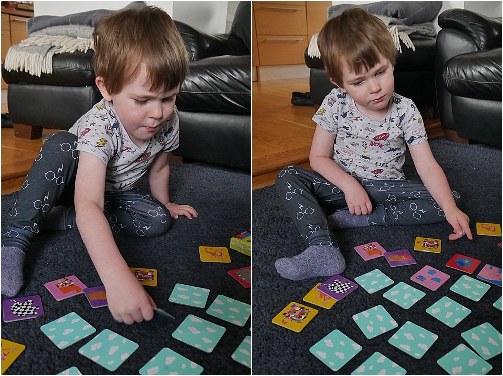 Milly and Flynn Elmer the elephant toys matching pairs game review