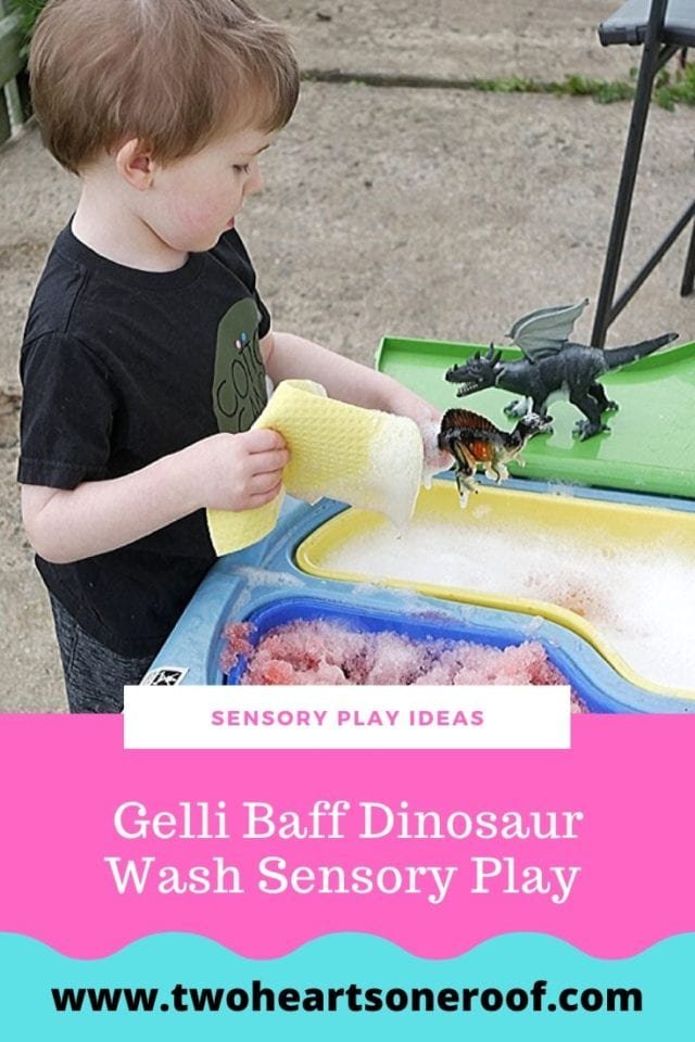 Gelli Baff Dinosaure Wash Sensory Play Idea