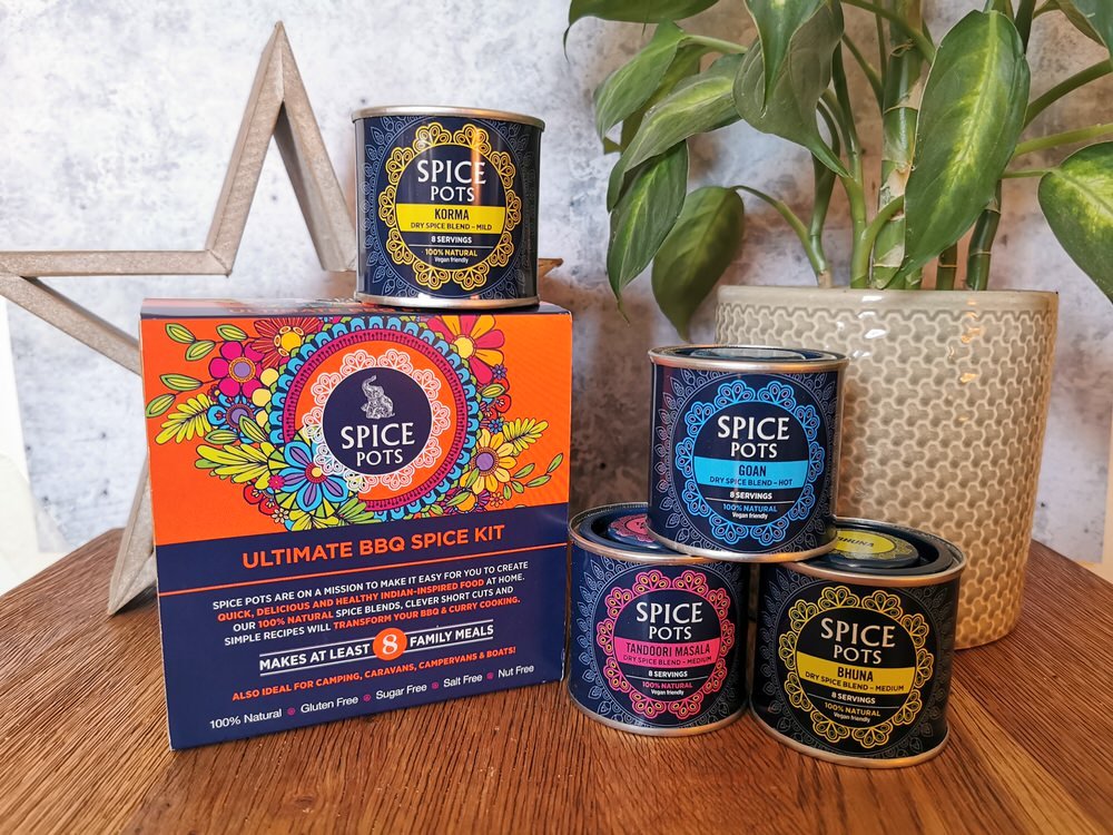 Curry Spice Pots for fathers day gifts