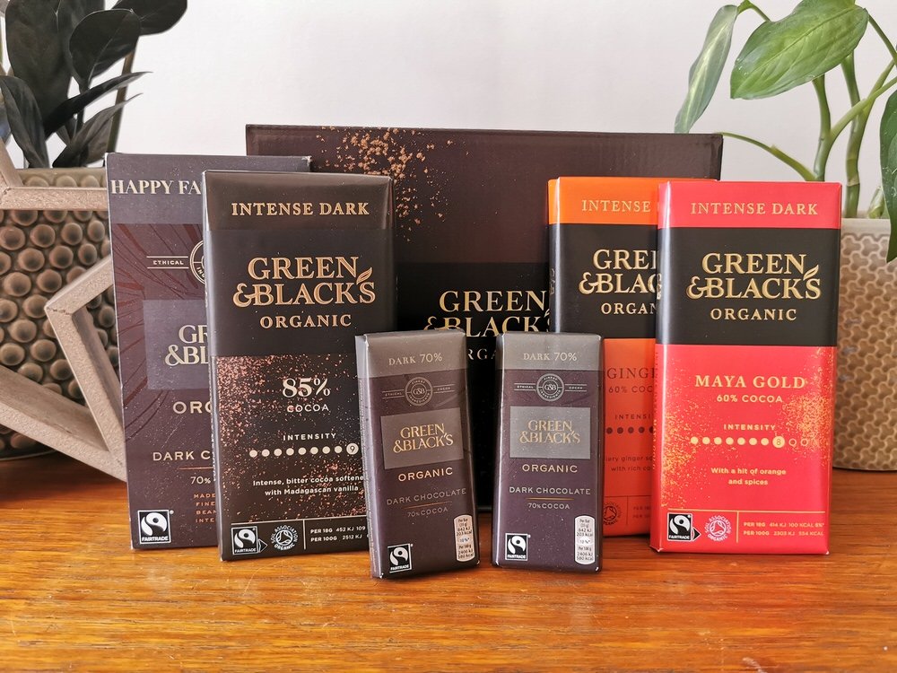 Green and Blacks gift box