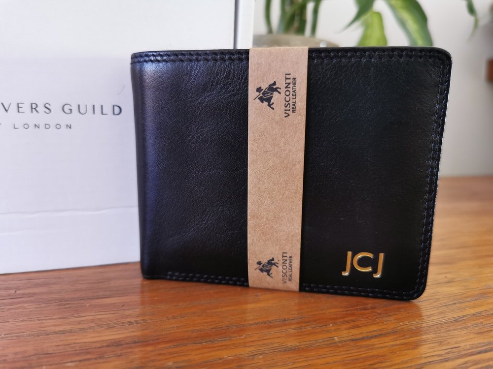 Personalised Leather Wallet - Perfect fathers day gift
