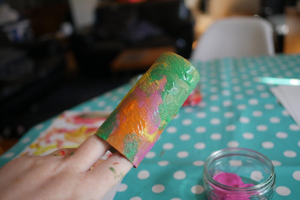 toilet roll butterfly craft for kids