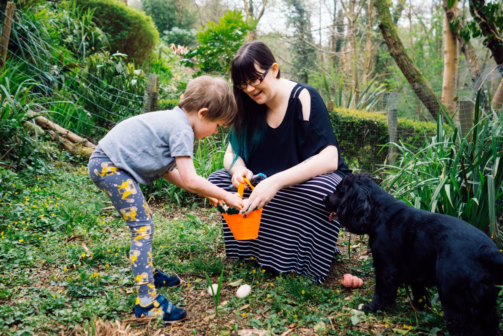 Counting our Easter egg haul