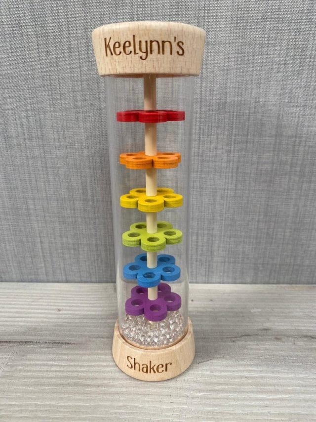 Rainbow baby rattle