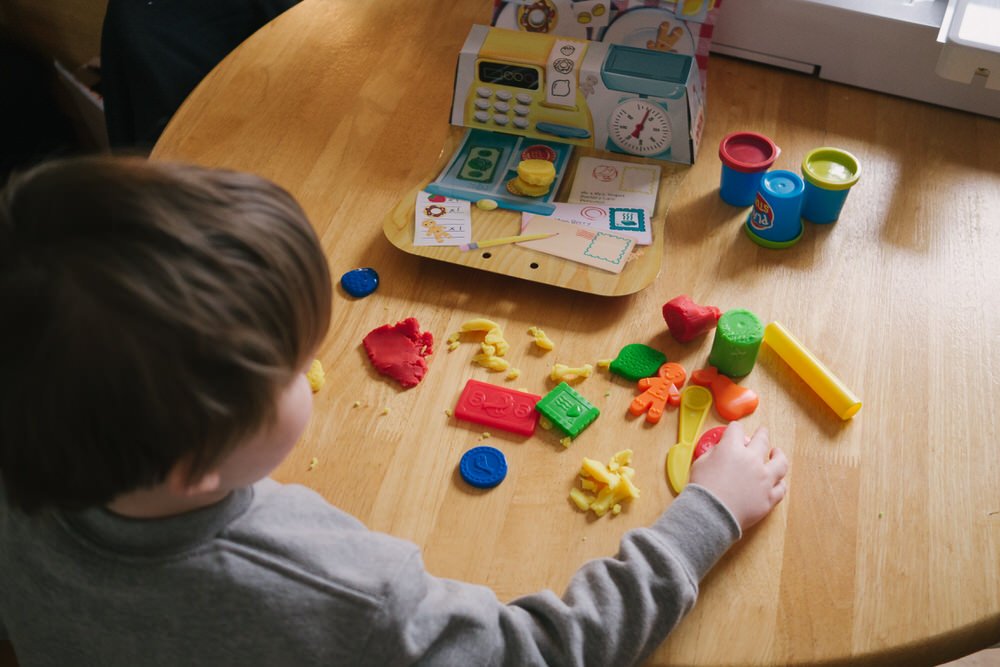 Sensory play materials