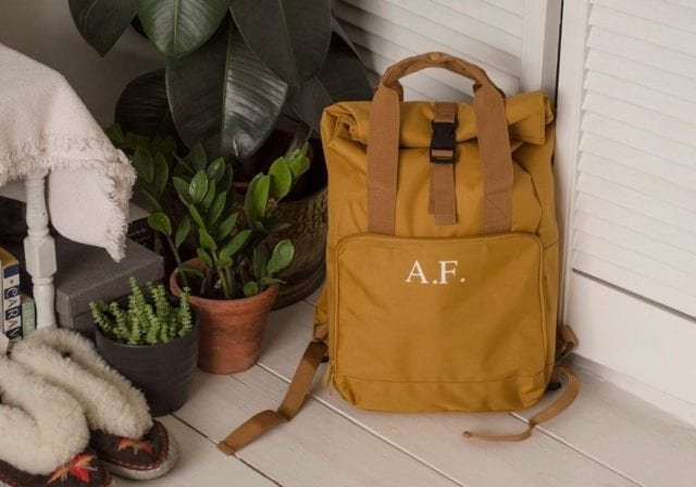 personalised changing bag