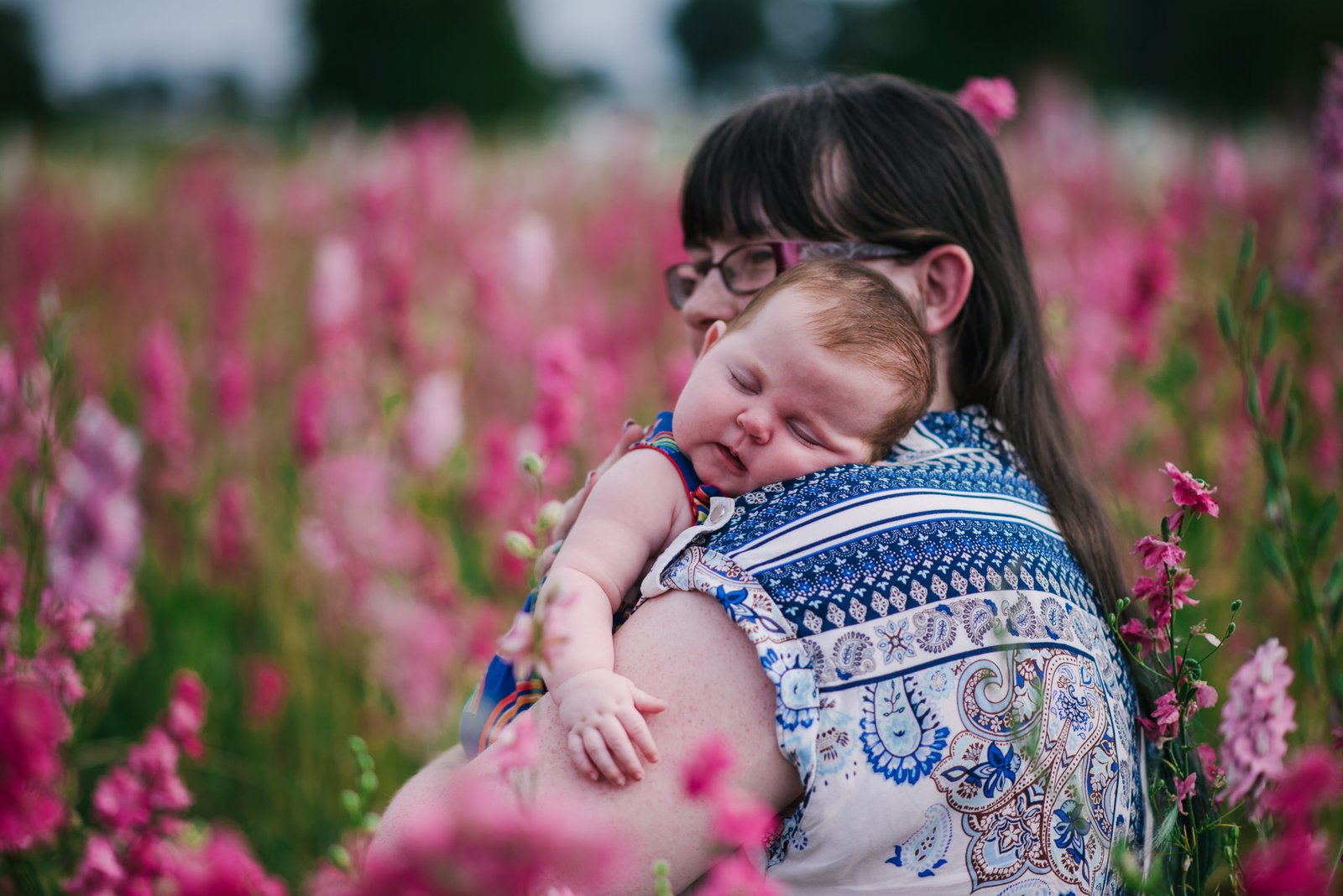 mother and baby portrait 