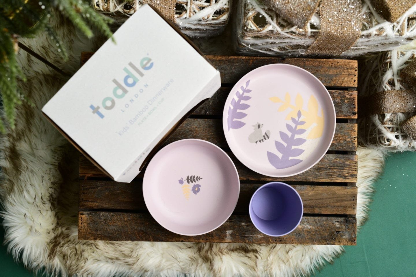 Toddle London Bamboo Dinnerware Set